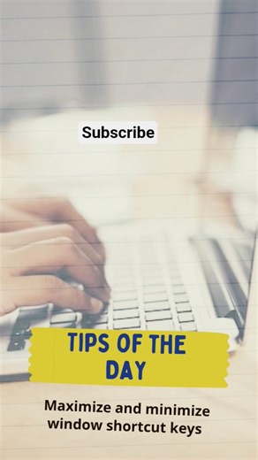 maximize and minimize window shortcut keys| window ko minimise maximize #shorts #trending #viral #ai