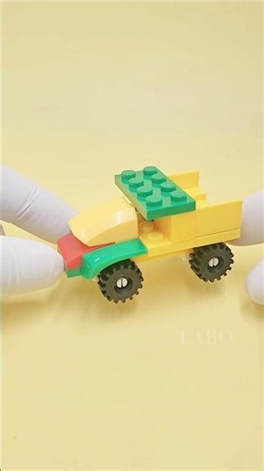 Cute LEGO Pickup Build – Easy & Satisfying! 💛 #lego #shorts