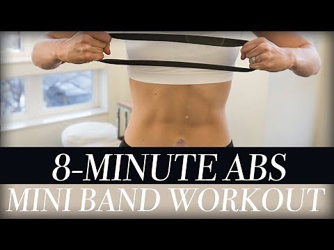 8-Minute Abs | Mini Band Workout