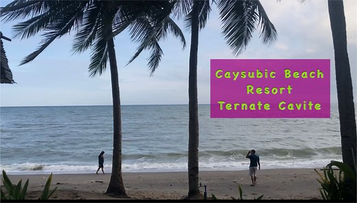 Beach front near Manila, Caysubic Beach Resort Cavite - Pinay Expat
