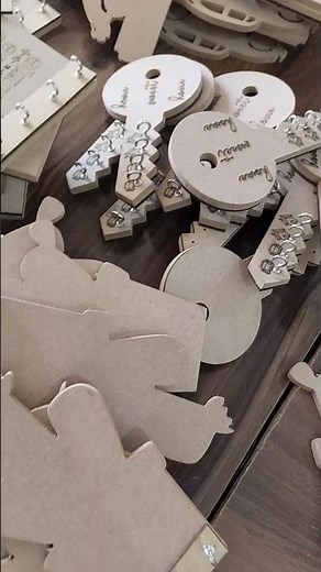 Easy DIY Key Holder from MDF Board! 🔑 #youtubeshorts
