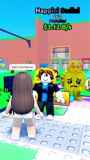 I Helped a Cute Bacon 🥺 #escapetsunamiforbrainrots #roblox #usa