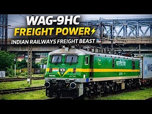 WAG-9HC Freight Train Power 💪 | Ultra HD Railfan Spotting | Indian Railways