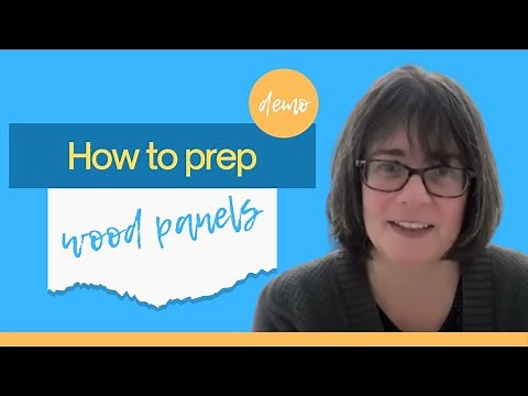 How I prep wood panels for painting with acrylics