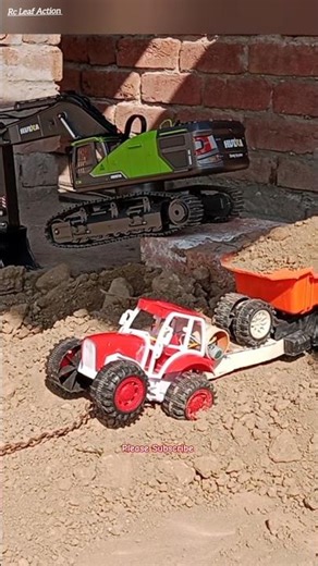 Huina Excavator Stunts 😱 💯 Full