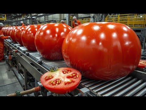 How Tomato Juice is Made: Inside a High-Tech 8-Minute Industrial Process