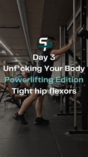 The Powerlifting Physio I Sean Yau on Instagram: "Day 3 - Hips : Tight hip flexors Building awareness to hip extension is the key to lengthening hip flexors and improving lockout in the deadlift and squat."