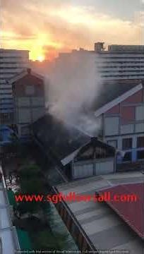 Fire @ No 70A Geylang Bahru Singapore