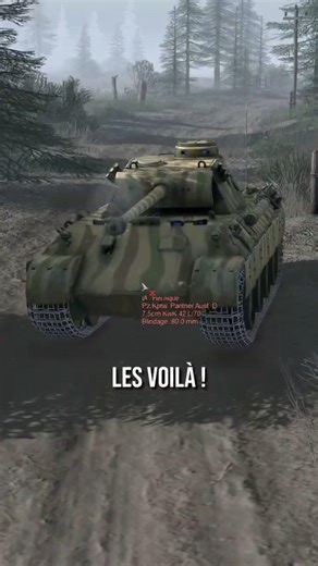 T34-85 vs Panther sur Gates of Hell !