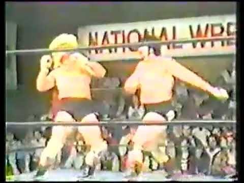 Blackjack Mulligan vs Bobby Duncum (Taped Fist Match). 1980