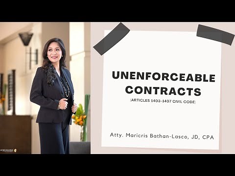Unenforceable Contracts | MBL Classroom