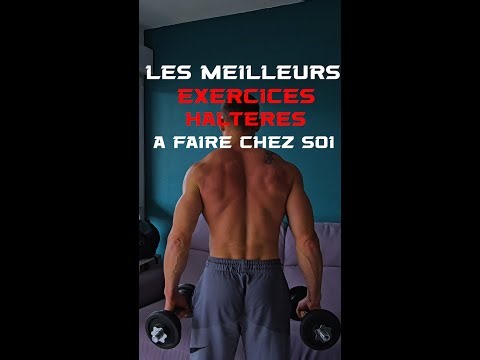 Les meilleurs exercices HALTERES à faire chez soi