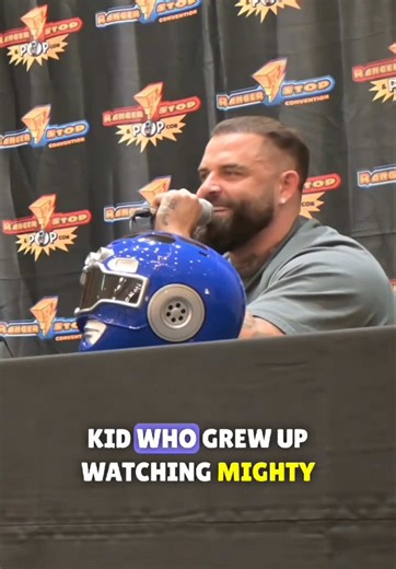 This is the TRUE story of how a regular kid became the Blue Turbo Ranger… ⚡️🔵 Watch till the end 😎 #powerrangers