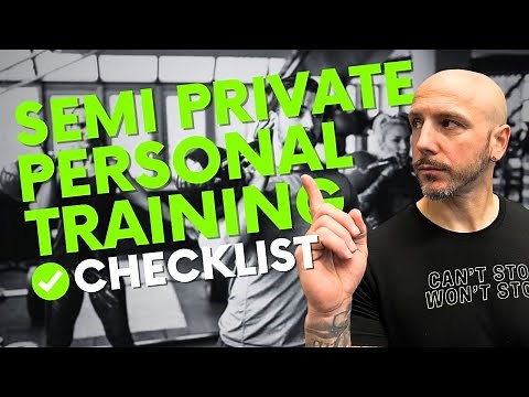 How To Run A Great Semi-Private Personal Training Program - The Checklist