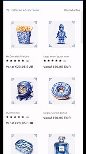 Delft Blue Ceramic Tiles with a modern twist 💙🌷 | The Dutch Tile Project