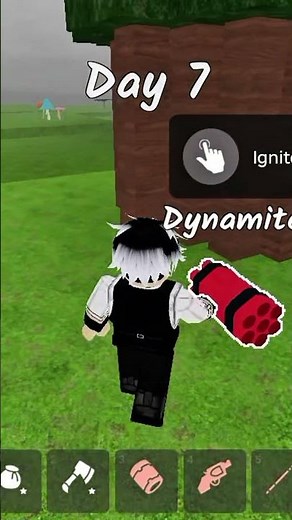 DYNAMITE VS TREES #roblox #99nightintheforest