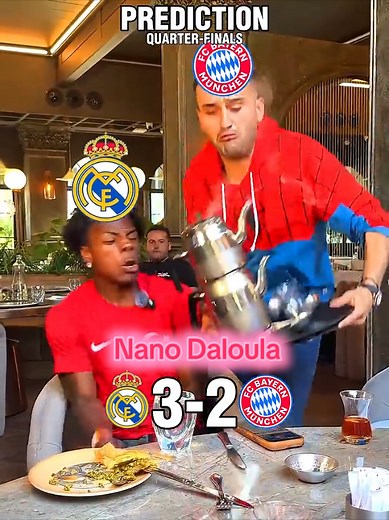 Champions League Quarter Final Predictions💀🥶#football #soccer #fyp #goal #championsleague