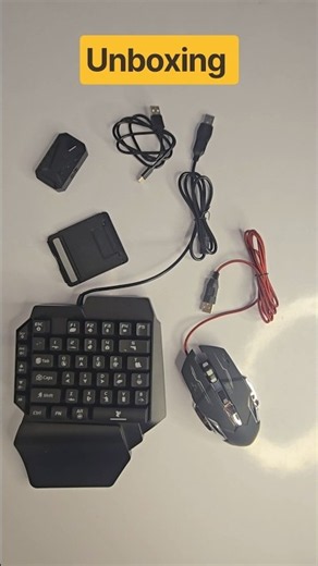 Gaming Keyboard Mouse Convertor 4 in 1 Combo Combo SeT
