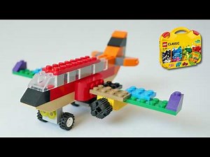 How to Build an Airplane with LEGO Classic 10713 Creative Suitcase – 飛行機の作り方 レゴ