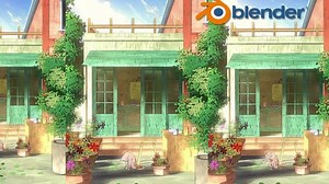 Blender从建模到最终渲染制作卡通风格场景