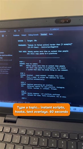 Claude Code just replaced social media managers. Content ideas scripted in 60 seconds. 450+ hooks ra