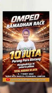 LIVE DI YOUTUBE OMPED_VISUAL 6 MARET JAM 21:00 #ompedvisual #balaplari #runrace #ompedrunrace