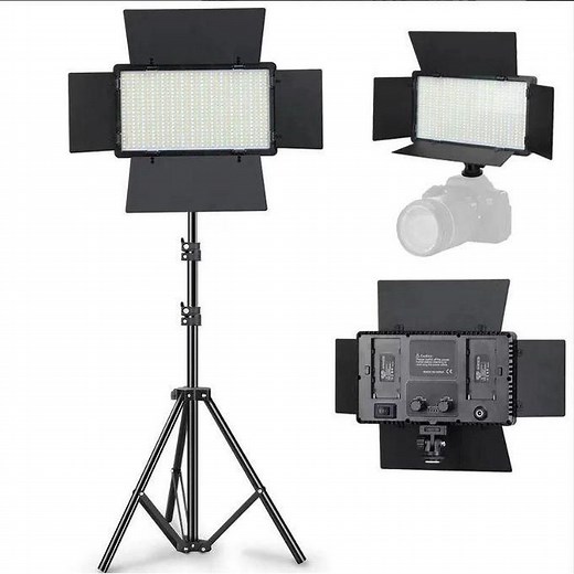 Generic LED-U600 LED Video Light For Studio Photography, Dimmable 3200K-5600K With Adjustable Brightness For YouTube Live Streaming And Makeup Tutorials @ Best Price Online | Jumia Kenya