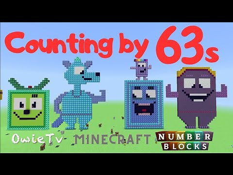 Counting by 63s Song Numberblocks Minecraft | Skip Counting by 63 | Math and Number Songs for Kids