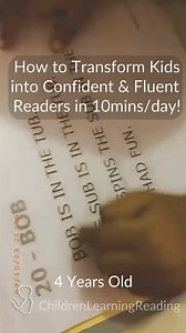 Here's a video of a 4-years-old child reading the first short story "BOB" from lesson #20 in our Foundations reading program. Her happy mom wrote to us: "Hi Jim, I was able to teach my child to read using the step-by-step lessons in your program with some time, patience, and consistency. 4 months after starting your program, it's incredible to watch her read. She is currently 4 years, 4 months old. Here’s a video of Siana demonstrating her reading development. Feel free to spread the video far a