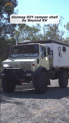 A Unimog DIY camper shell by Beyond RV Australia✨