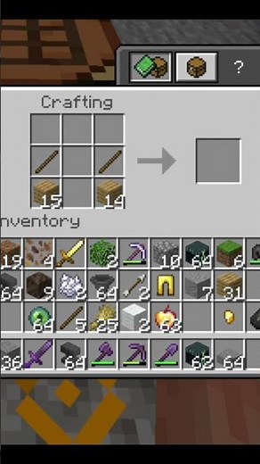 how to craft grindstone in minecraft #minecraft