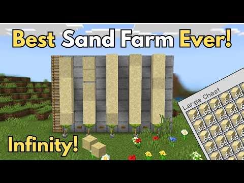 🔥 INFINITE Sand Farm | Bedrock 26.3+ EASY Build (MCPE/Xbox/PS/Switch)