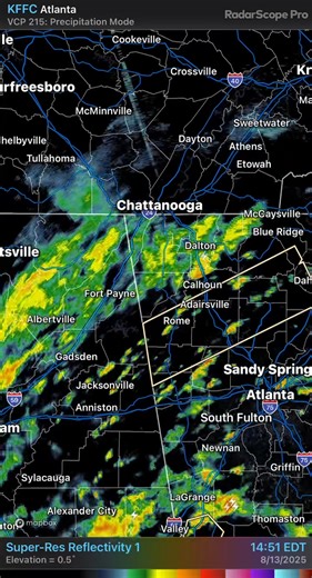 53K views · 85 reactions | A look at these afternoon storms now popping up that have caused quite a large polygon when it comes to the special weather system issued. That alert is for 30 mph winds along with intense downpours, as these storms are almost stationary. If you’re in those areas, stay aware that we could see flash flooding with these. | Northwest Georgia Severe Weather Team | Facebook