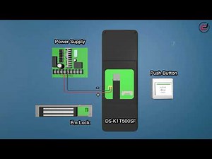 Hikvision DS-K1T500SF Wiring Connection Guide