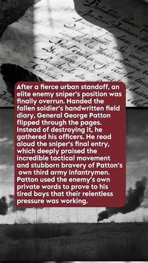 Patton Found a German Sniper’s Diary — What He Rea