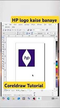 HP Logo Kaise Banaye Coreldraw se || How to make HP Logo in Coreldraw || Coreldraw Tutorial