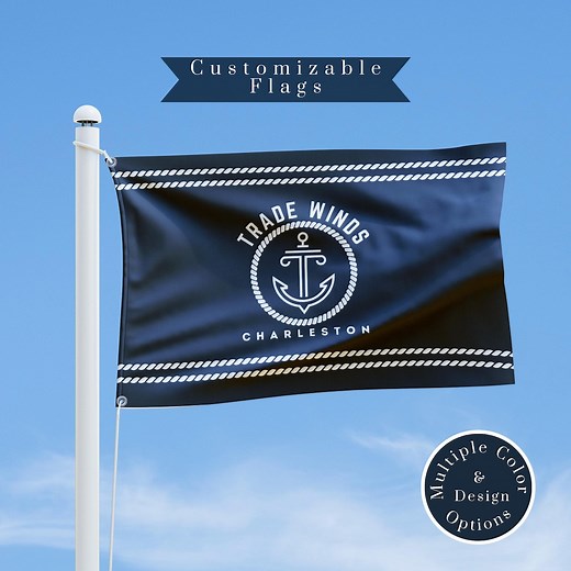 Custom Boat Name Flag: Personalized Nautical Yacht Decor - Etsy Australia