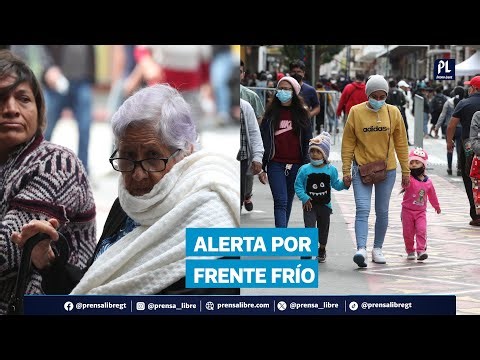 Frente frío provocará bajas temperaturas, viento y lluvias esta última semana de enero