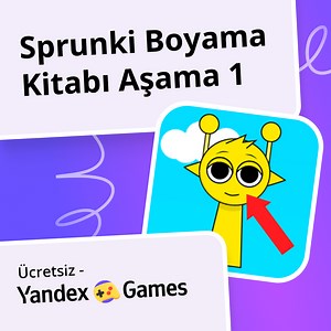 Sprunki Boyama Kitabı Aşama 1 - oynayın Yandex Games üzerinde ücretsiz çevrimiçi