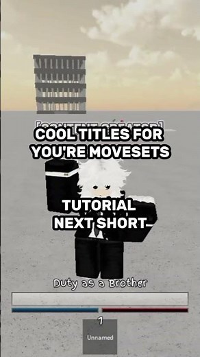 [CONTENT CREATOR] TITLE IN JUJUTSU SHENANIGANS + TUTORIAL NEXT SHORT HOW TO MAKE #skillbuilding #jjs