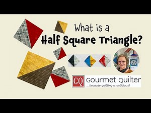 What is a Half Square Triangle? Leftovers Pantry Quilting Tips & Techniques with GourmetQuilter
