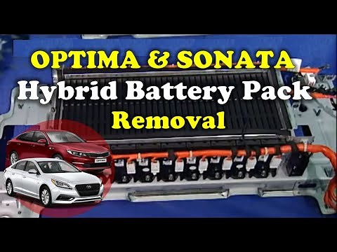 Optima & Sonata Hybrid Battery Pack Removal & Disassembly - KIA and Hyundai Hybrid Cars