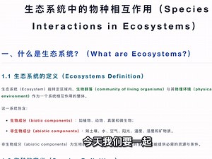 AP环境科学-2026-基础知识中文预习