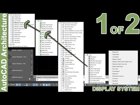 Display System In AutoCAD Architecture - Part 1 of 2
