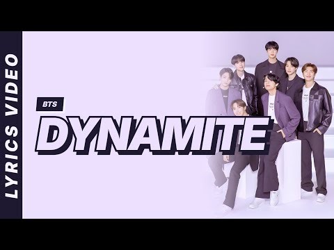 Dynamite - BTS [Lyrics Video]