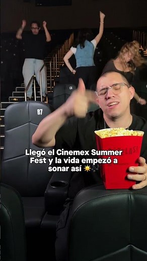 Estamos en modo Cinemex #SummerFest 🥵☀️