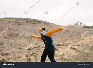 Boy On Trail Wearing Cloth Face Stock Photo 2253570493 | Shutterstock