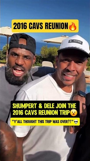 LeBron LOVING the 2016 Cavs reunion🐐