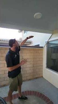 Screen Room with angled walls