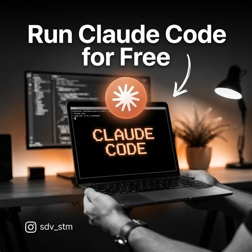 Shvydiuk Taras | AI Creator 🤖 | 📩 Drop “Claude” in the comments and I’ll send you the full setup via DM. RUN CLAUDE CODE LOCALLY — 100% FREE Launch it with Ollama... | Instagram